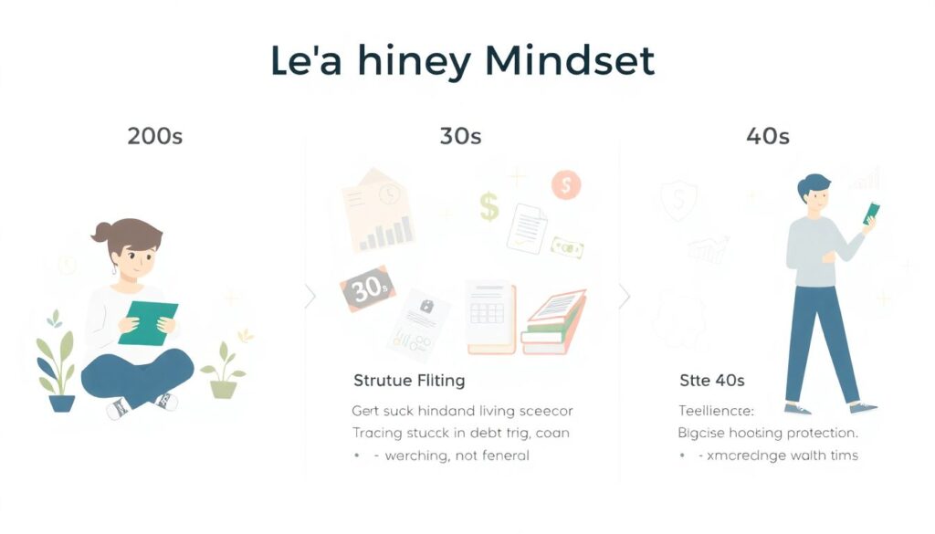 Финансовые ошибки, которые совершают люди в 20, 30 и 40 лет - иллюстрация